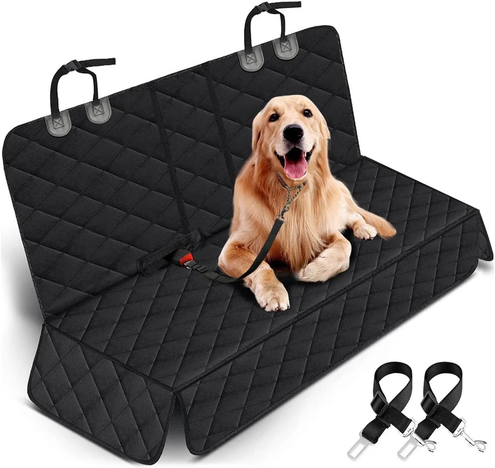 Yuntec Dog Car Seat Cover — Waterproof Back Seat Protector